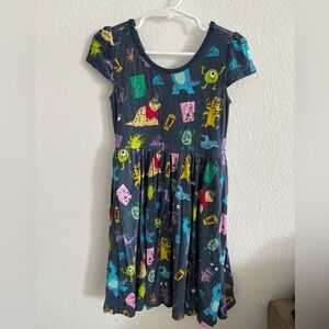 Little Sleepies Monsters Inc Girls Twirl Dress